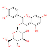 683208-13-1 Cyanidin 3-O-b-D-Glucuronide chemical structure