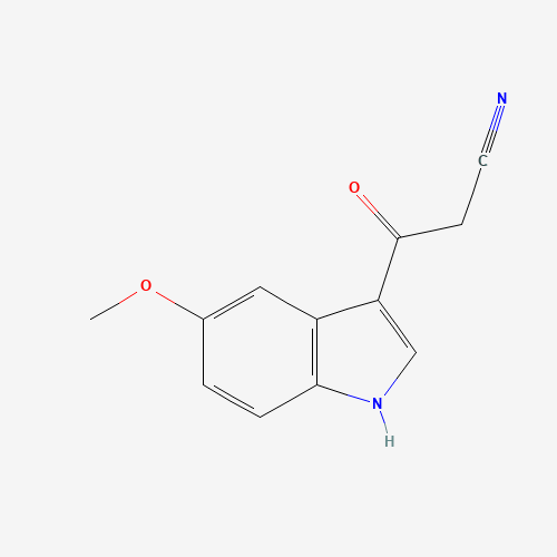 821009-89-6 3-Cyanoacetyl-5-methoxyindole chemical structure
