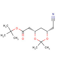 196085-85-5 (4S,6S)-6-(Cyanomethyl)-2,2-dimethyl-1,3-dioxane-4-acetic Acid tert-Butyl Ester chemical structure