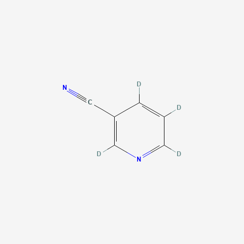 1020719-32-7 3-Cyanopyridine-2,4,5,6-d4 chemical structure