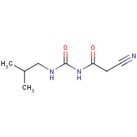 59341-75-2 N-Cyanoacetyl-N'-isobutylurea chemical structure