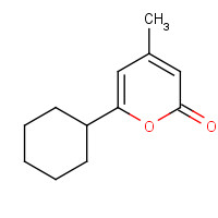 14818-35-0 6-Cyclohexyl-4-methyl-2H-pyran-2-one chemical structure