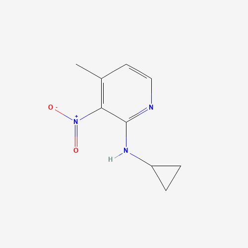 284686-17-5 N-Cyclopropyl-4-methyl-3-nitro-2-pyridinamine chemical structure