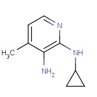 284686-18-6 N2-Cyclopropyl-4-methyl-2,3-pyridinediamine chemical structure