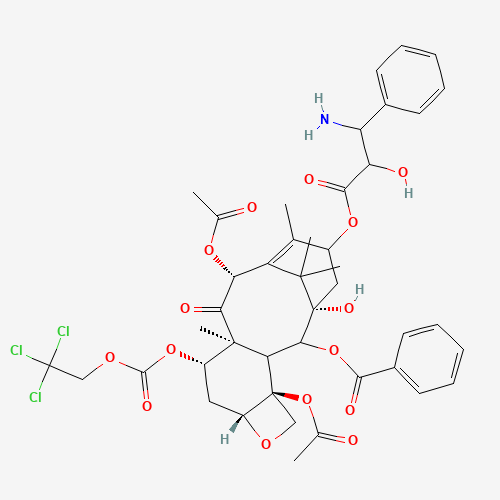114915-15-0 N-Debenzoyl-7-{[(2,2,2,-trichloroethyl)oxy]carbonyl} Paclitaxel chemical structure