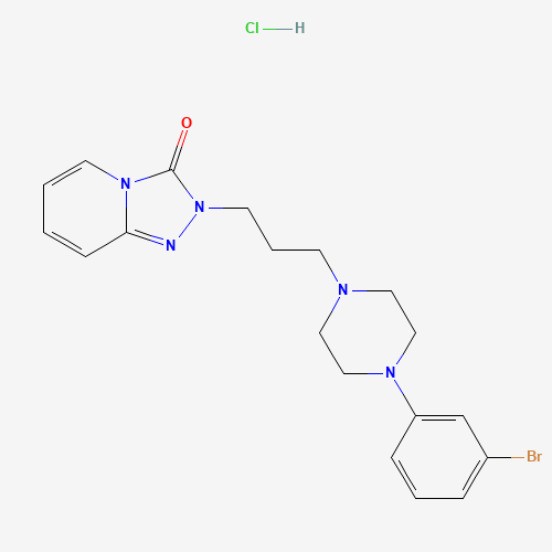 1263278-80-3 3-Dechloro-3-bromo Trazodone Hydrochloride chemical structure