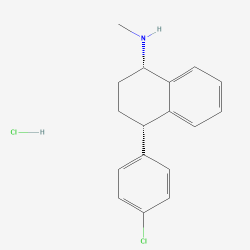 79646-00-7 3-Dechloro Sertraline Hydrochloride chemical structure