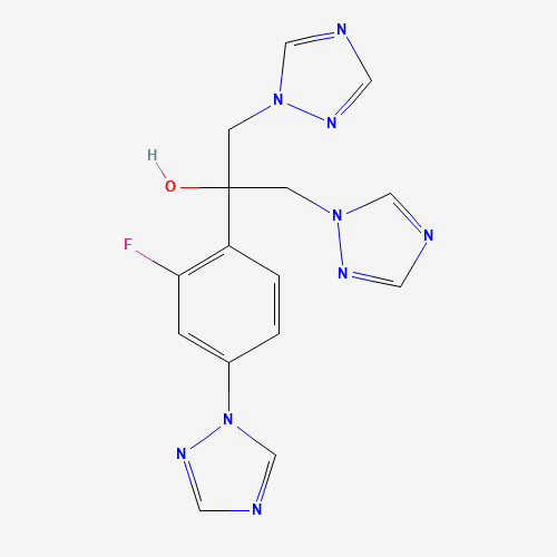 871550-15-1 4-Defluoro-4-(1H-1,2,4-triazol-1-yl) Fluconazole chemical structure