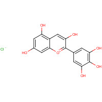 528-53-0 Delphinidin Chloride chemical structure