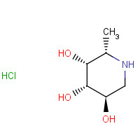 210174-73-5 Deoxyfuconojirimycin,Hydrochloride chemical structure