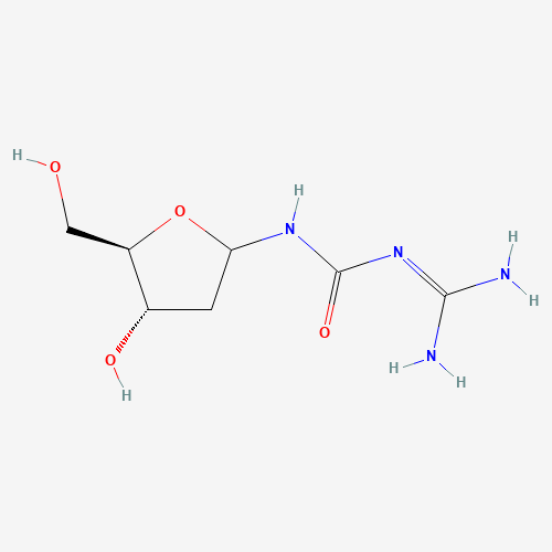 570410-72-9 D-2'-Deoxyribofuranosyl-3-guanylurea(a/b-Mixture) chemical structure
