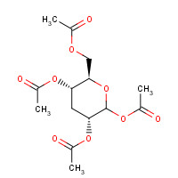 5040-09-5 3-Deoxy-1,2,4,6-tetra-O-acetyl-D-glucopyranose chemical structure