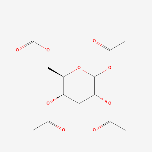 5040-09-5 3-Deoxy-1,2,4,6-tetra-O-acetyl-D-glucopyranose chemical structure