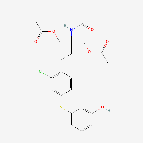 951238-24-7 Desbenzyl N-Acetyl-di-O-acetyl KRP-203 chemical structure