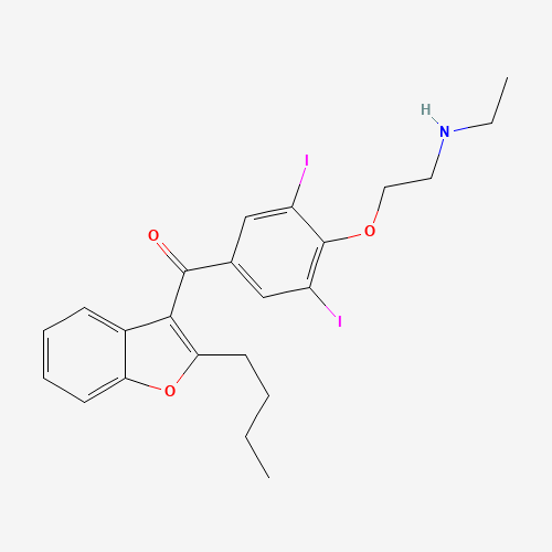 83409-32-9 Desethyl Amiodarone chemical structure