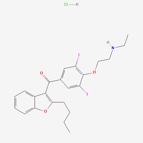 96027-74-6 Desethyl Amiodarone Hydrochloride chemical structure