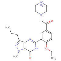 147676-55-9 N-Desethyl Acetildenafil chemical structure