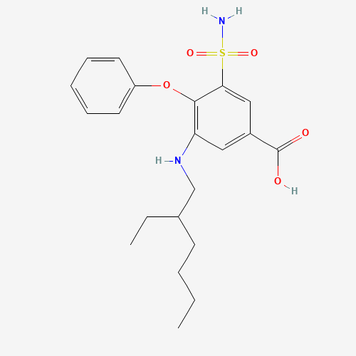 153012-65-8 N-Desbutyl-N-(2-ethylhexyl) Bumetanide chemical structure