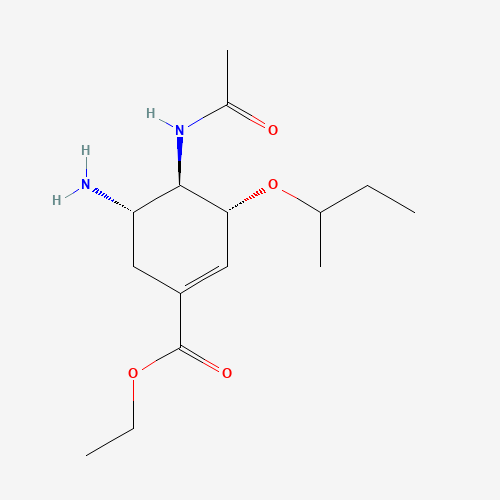 1052063-37-2 3-Des(1-ethylpropoxy)-3-(1-methylpropoxy) Oseltamivir chemical structure