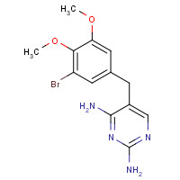 16285-82-8 4-Desmethoxy-4-bromo Trimethoprim chemical structure