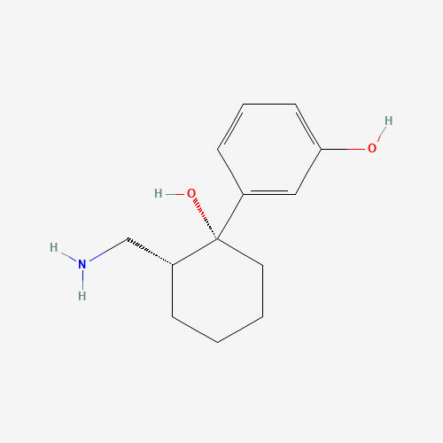 1235568-21-4 (+)-O-Desmethyl-N,N-bisdesmethyl Tramadol chemical structure