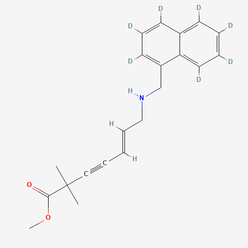 1185245-14-0 N-Desmethylcarboxy Terbinafine-d7 Methyl Ester chemical structure