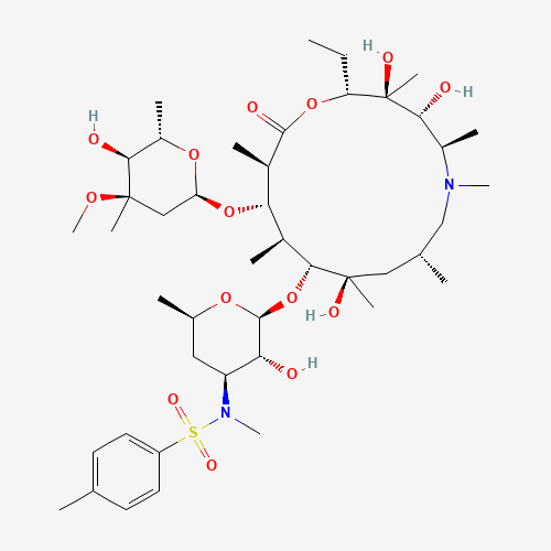 612069-31-5 3'-N-Desmethyl-3'-N-tosyl Azithromycin chemical structure