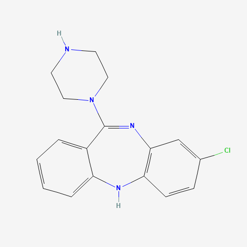 6104-71-8 N-Desmethyl Clozapine chemical structure