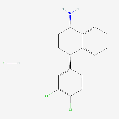 675126-09-7 (1R,4R)-N-Desmethyl Sertraline Hydrochloride chemical structure