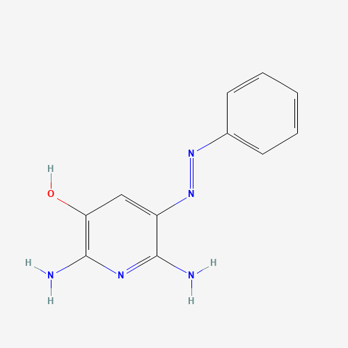 86271-56-9 2,6-Diamino-5-hydroxy-3-(phenylazo)pyridine chemical structure