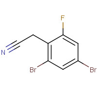 497181-24-5 2,4-Dibromo-6-fluorophenylacetonitrile chemical structure