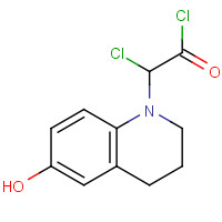 62265-67-2 1-(Dichloroacetyl)-1,2,3,4-tetrahydro-6-quinolinol chemical structure