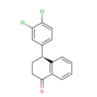 124379-29-9 (4S)-(3',4'-Dichlorophenyl)-3,4-dihydro-2H-naphthalen-1-one chemical structure