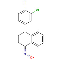 152642-35-8 4-(3',4'-Dichlorophenyl)-3,4-dihydro-2H-naphthalen-1-one Oxime chemical structure
