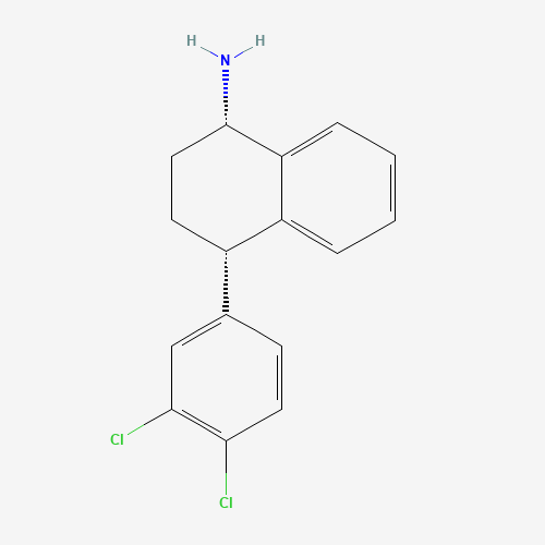 91797-58-9 cis-4-(3,4-Dichlorophenyl)-1,2,3,4-tetrahydro-N-boc-1-naphthalenamine chemical structure