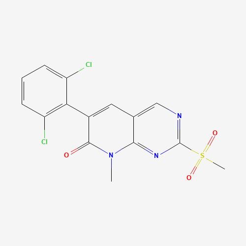 185039-48-9 6-(2,6-Dichlorophenyl)-8-methyl-2-methylsulfonyl-8H-pyrido[2,3-d]pyrimidin-7-one chemical structure