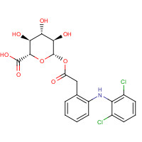 64118-81-6 Diclofenac Acyl-b-D-glucuronide chemical structure