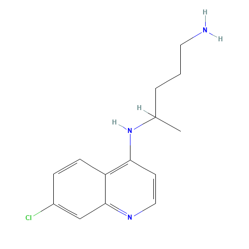 4298-14-0 Didesethyl Chloroquine chemical structure
