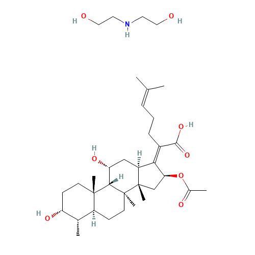 16391-75-6 Diethanolamine Fusidate chemical structure