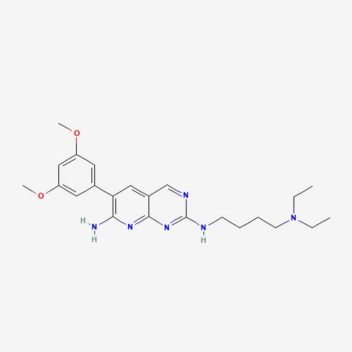 862370-79-4 N2-[4-(Diethylamino)butyl]-6-(3,5-dimethoxyphenyl)-pyrido[2,3-d]pyrimidine-2,7-diamine chemical structure