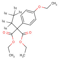 1189708-84-6 Diethyl 4-Ethoxyphenyl-(ethyl-d5)malonate chemical structure