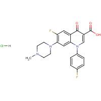 91296-86-5 Difloxacin Hydrochloride Salt chemical structure
