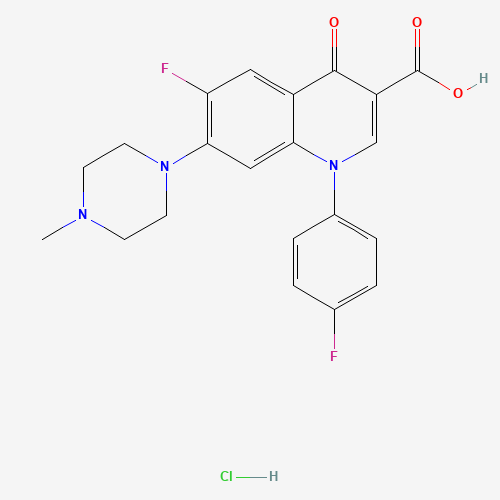 91296-86-5 Difloxacin Hydrochloride Salt chemical structure