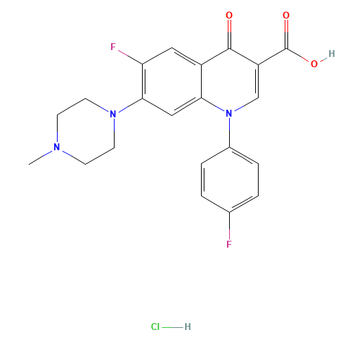 91296-86-5 Difloxacin Hydrochloride Salt chemical structure