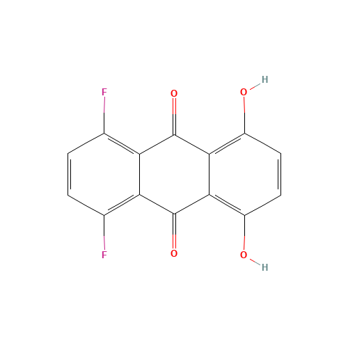 131401-54-2 1,4-Difluoro-5,8-dihydroxyanthraquinone chemical structure