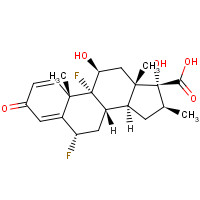 28416-82-2 6a,9a-Difluoro-11b-,17a-dihydroxy-3-oxoandrosta-1,4-diene-17b-carboxylic Acid chemical structure