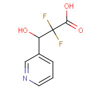 887354-54-3 2,2-Difluoro-3-hydroxy-(3-pyridyl)propionic Acid chemical structure