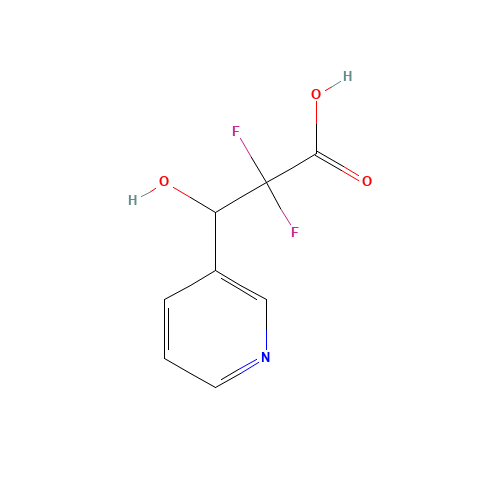 887354-54-3 2,2-Difluoro-3-hydroxy-(3-pyridyl)propionic Acid chemical structure