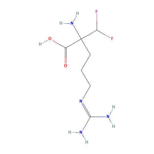 69955-43-7 DL-a-(Difluoromethyl)arginine chemical structure