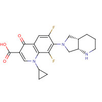 151213-15-9 8-Desmethoxy-8-fluoro Moxifloxacin chemical structure